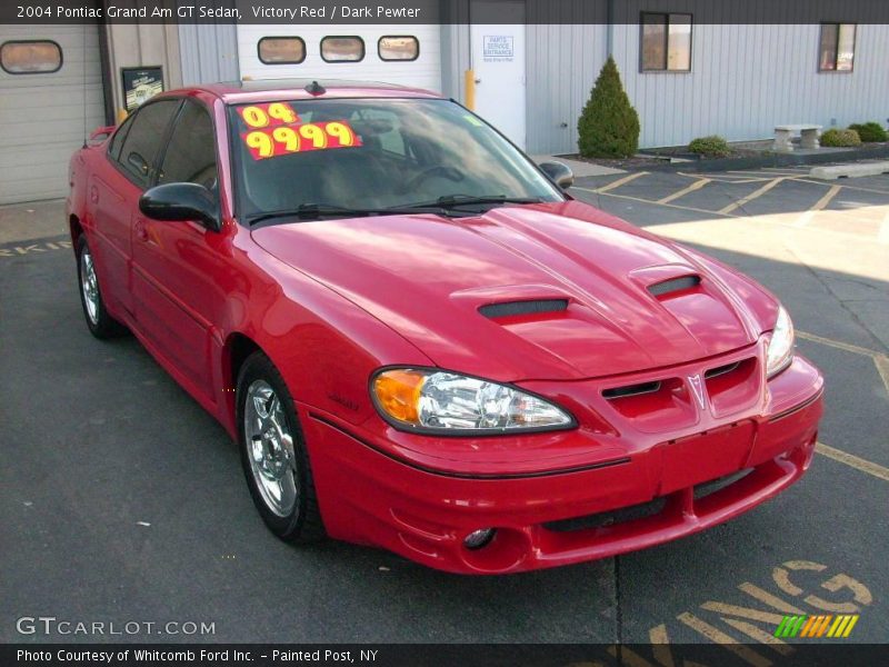 Victory Red / Dark Pewter 2004 Pontiac Grand Am GT Sedan