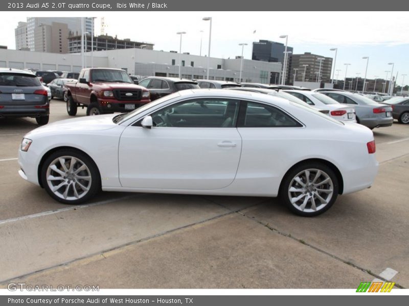 Ibis White / Black 2013 Audi A5 2.0T quattro Coupe