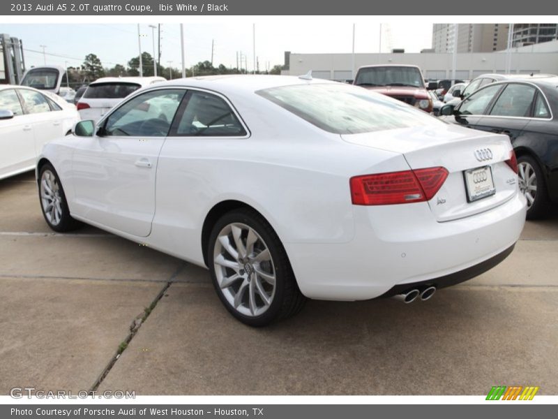 Ibis White / Black 2013 Audi A5 2.0T quattro Coupe