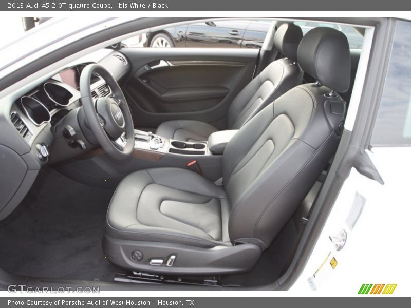Front Seat of 2013 A5 2.0T quattro Coupe