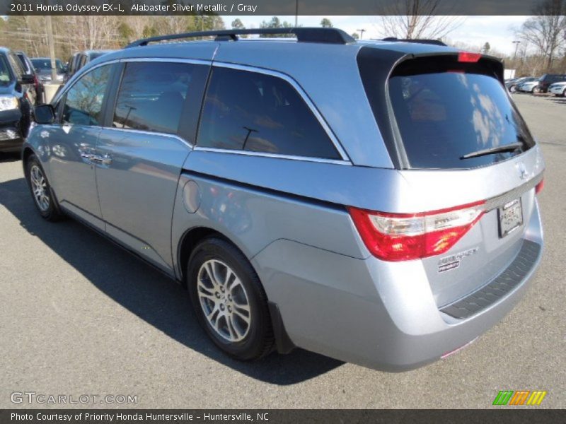 Alabaster Silver Metallic / Gray 2011 Honda Odyssey EX-L