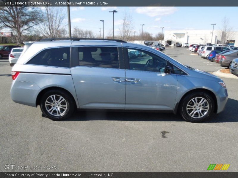 Alabaster Silver Metallic / Gray 2011 Honda Odyssey EX-L