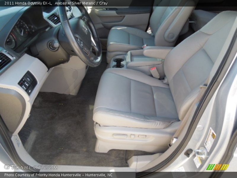 Alabaster Silver Metallic / Gray 2011 Honda Odyssey EX-L