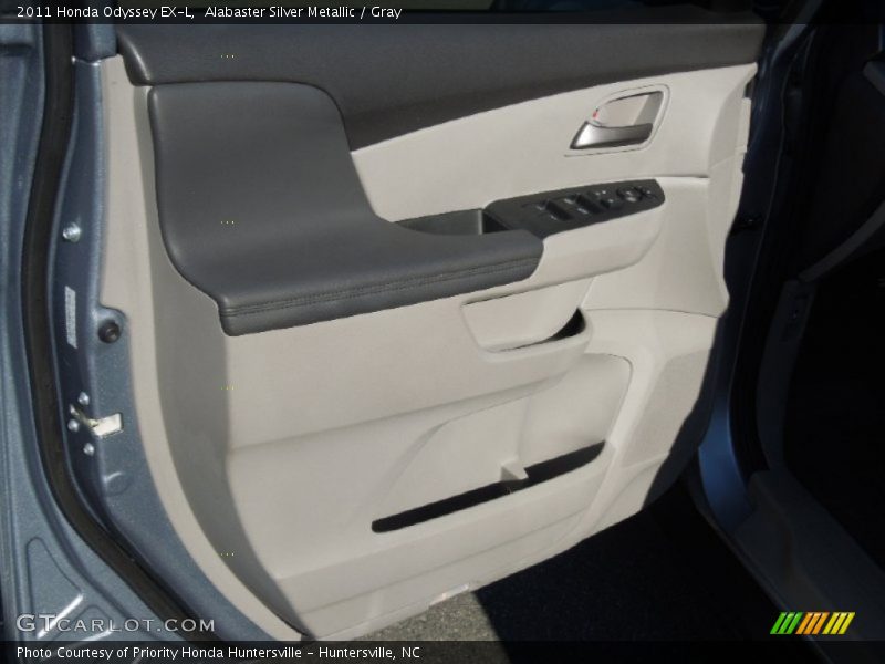 Alabaster Silver Metallic / Gray 2011 Honda Odyssey EX-L