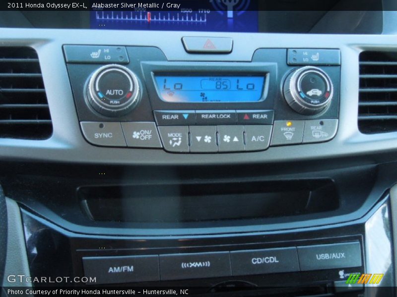 Alabaster Silver Metallic / Gray 2011 Honda Odyssey EX-L