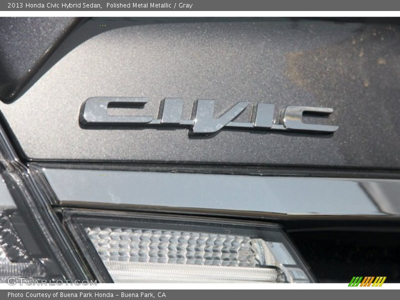 Polished Metal Metallic / Gray 2013 Honda Civic Hybrid Sedan