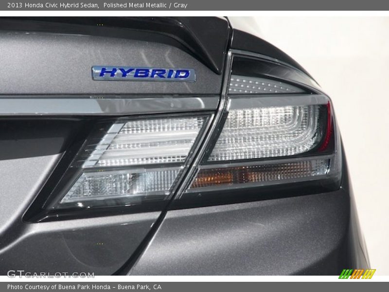Polished Metal Metallic / Gray 2013 Honda Civic Hybrid Sedan