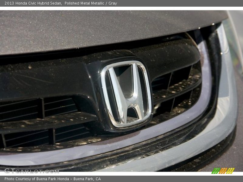 Polished Metal Metallic / Gray 2013 Honda Civic Hybrid Sedan