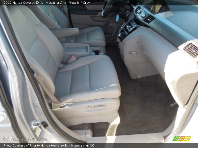 Alabaster Silver Metallic / Gray 2011 Honda Odyssey EX-L