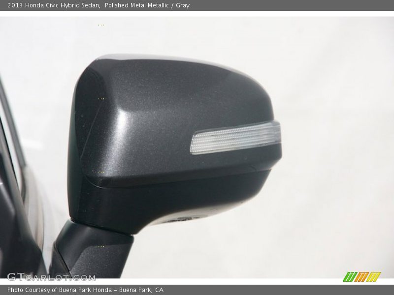 Polished Metal Metallic / Gray 2013 Honda Civic Hybrid Sedan