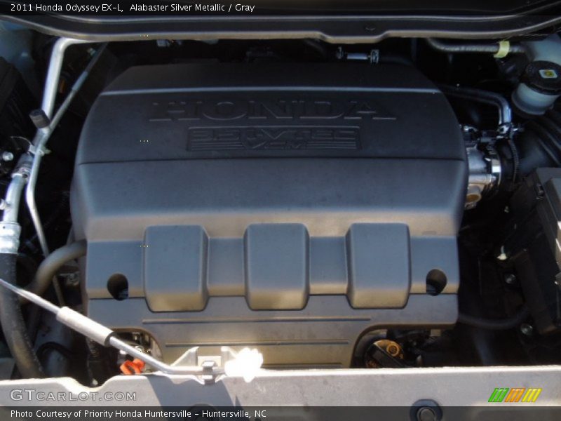 Alabaster Silver Metallic / Gray 2011 Honda Odyssey EX-L