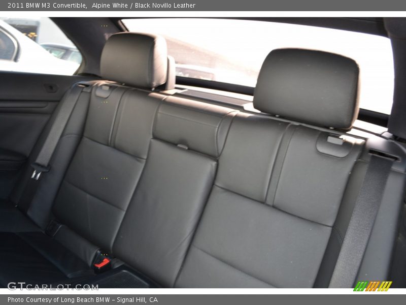 Alpine White / Black Novillo Leather 2011 BMW M3 Convertible