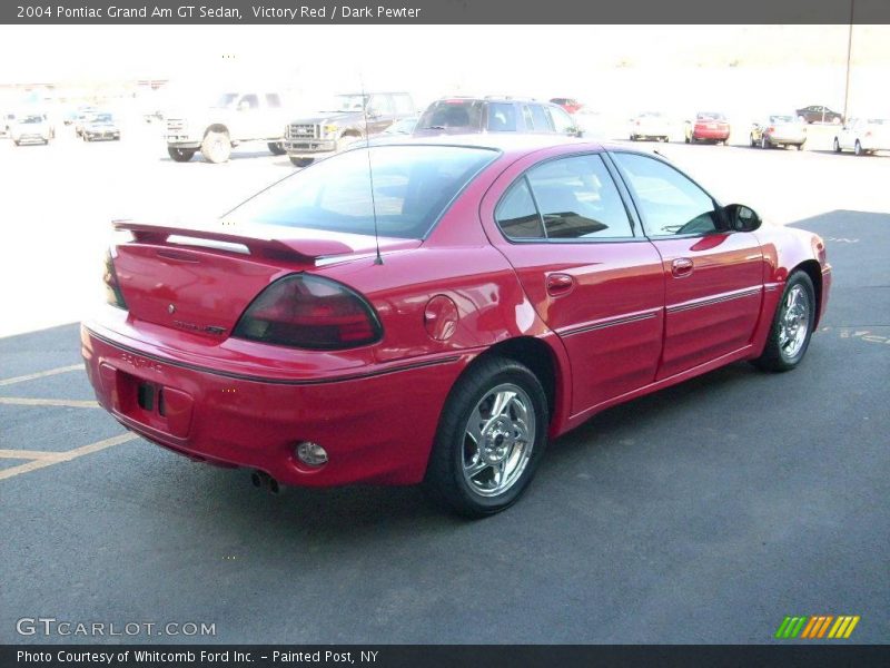 Victory Red / Dark Pewter 2004 Pontiac Grand Am GT Sedan