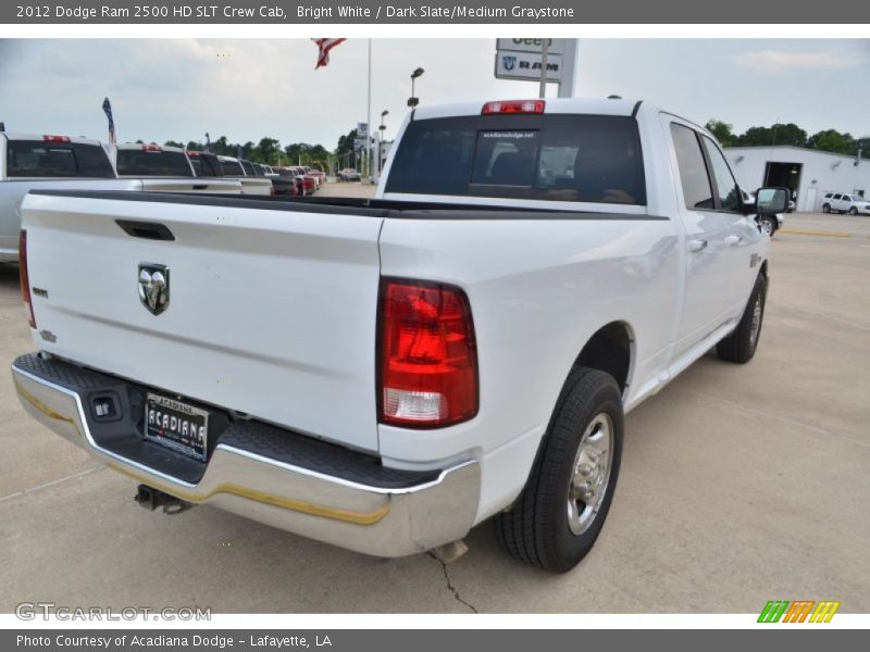Bright White / Dark Slate/Medium Graystone 2012 Dodge Ram 2500 HD SLT Crew Cab