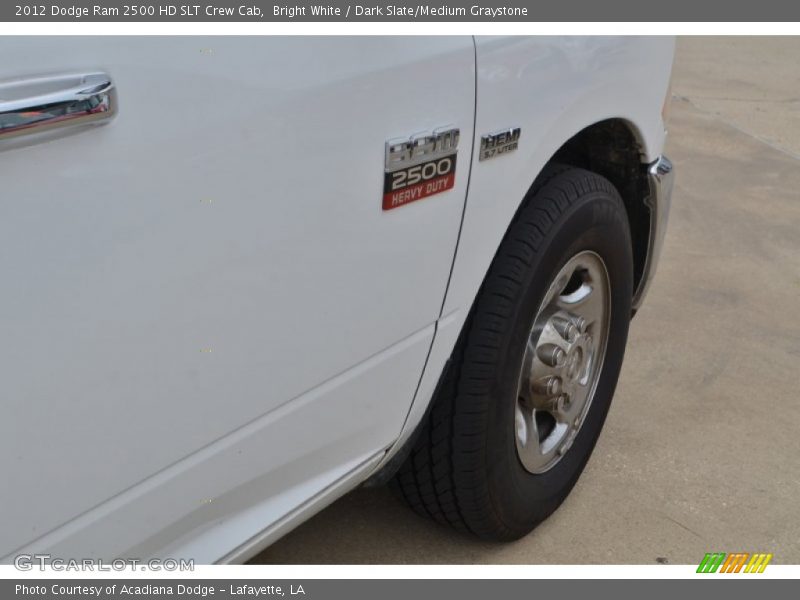 Bright White / Dark Slate/Medium Graystone 2012 Dodge Ram 2500 HD SLT Crew Cab