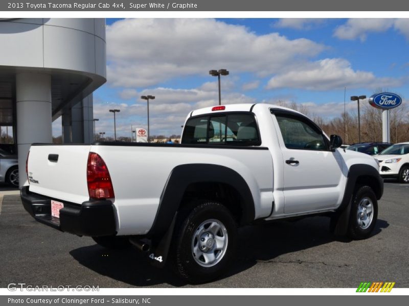 Super White / Graphite 2013 Toyota Tacoma Regular Cab 4x4