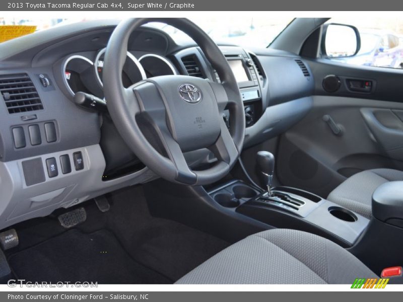 Super White / Graphite 2013 Toyota Tacoma Regular Cab 4x4