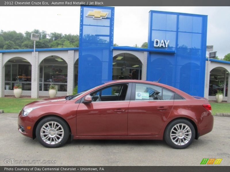 Autumn Red Metallic / Jet Black 2012 Chevrolet Cruze Eco