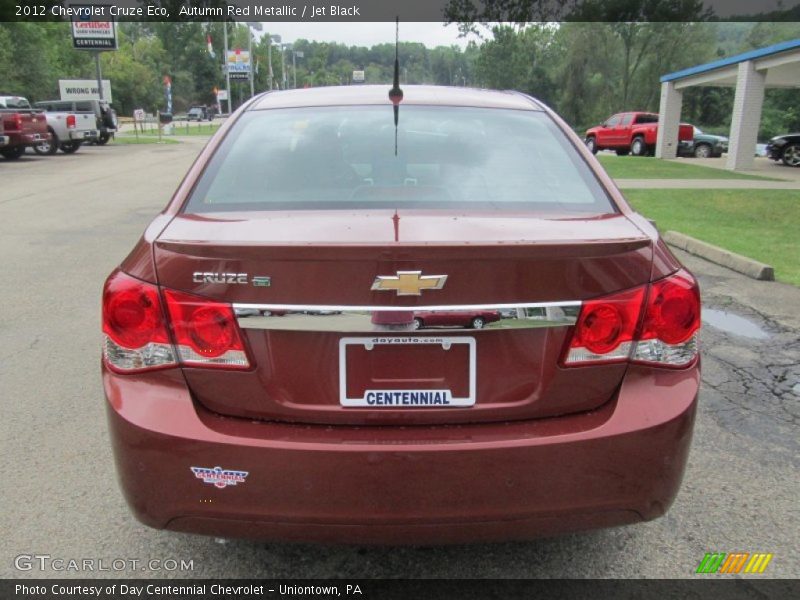 Autumn Red Metallic / Jet Black 2012 Chevrolet Cruze Eco