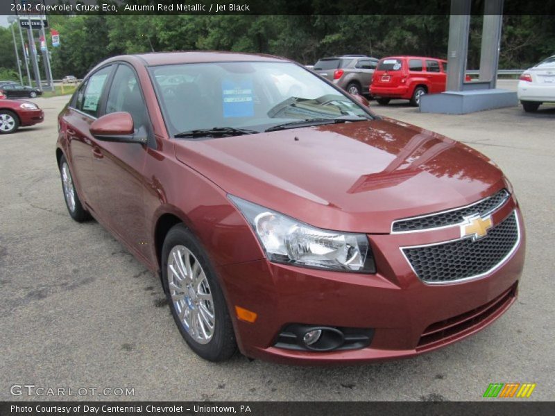 Autumn Red Metallic / Jet Black 2012 Chevrolet Cruze Eco