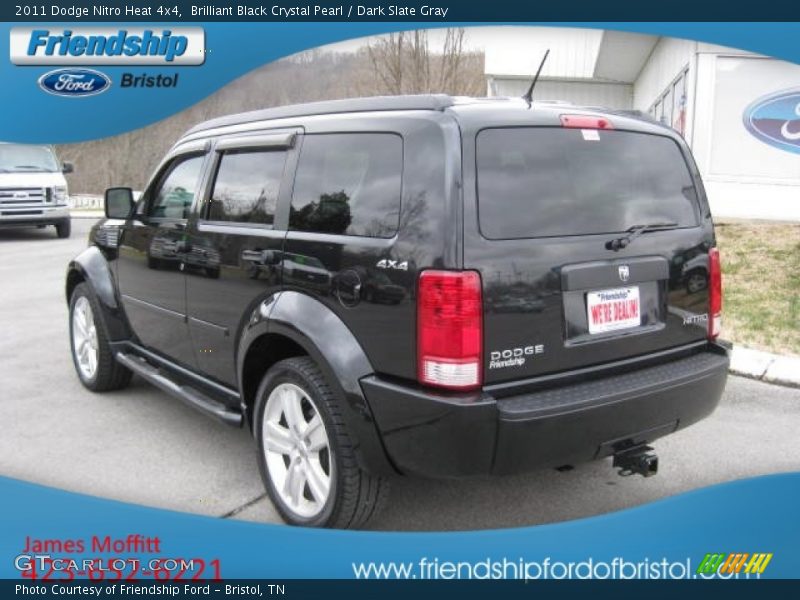 Brilliant Black Crystal Pearl / Dark Slate Gray 2011 Dodge Nitro Heat 4x4