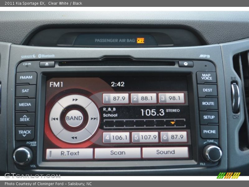 Audio System of 2011 Sportage EX