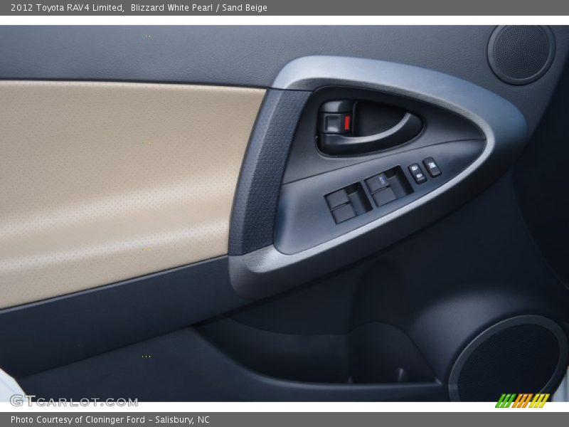 Blizzard White Pearl / Sand Beige 2012 Toyota RAV4 Limited