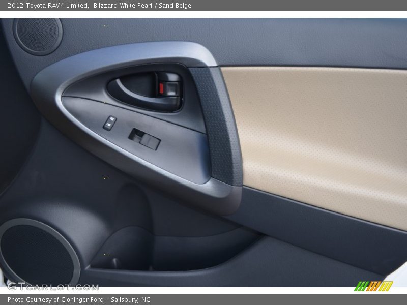Blizzard White Pearl / Sand Beige 2012 Toyota RAV4 Limited