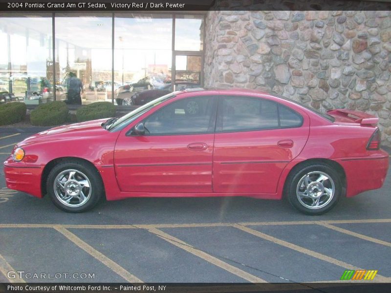Victory Red / Dark Pewter 2004 Pontiac Grand Am GT Sedan