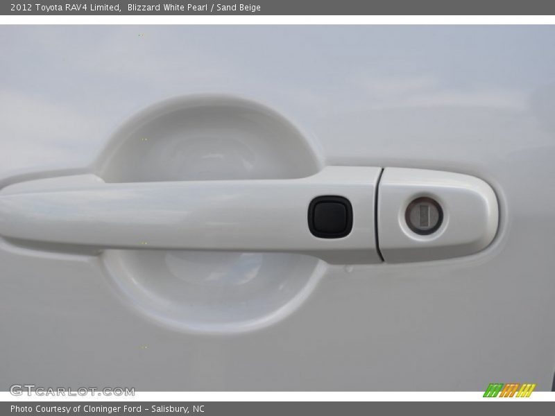 Blizzard White Pearl / Sand Beige 2012 Toyota RAV4 Limited