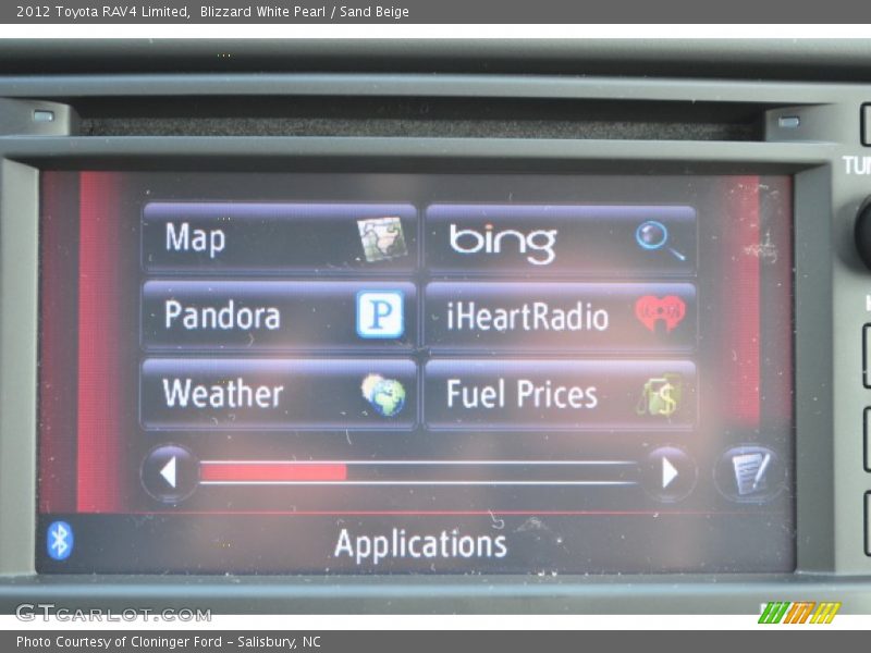 Blizzard White Pearl / Sand Beige 2012 Toyota RAV4 Limited