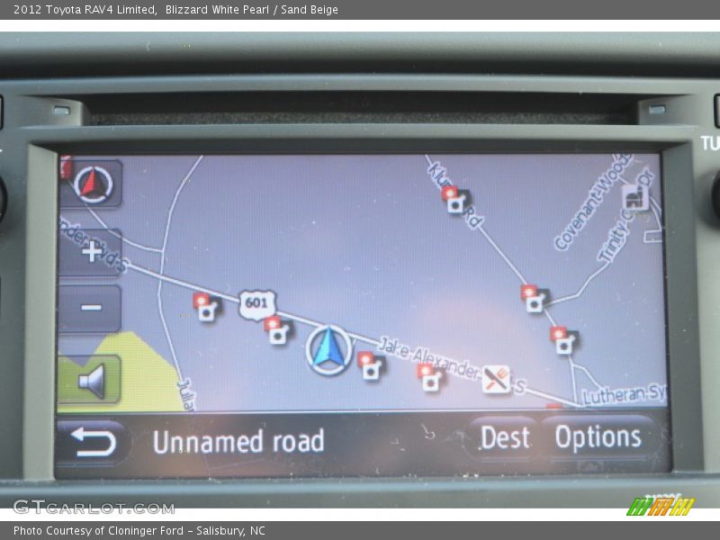 Blizzard White Pearl / Sand Beige 2012 Toyota RAV4 Limited