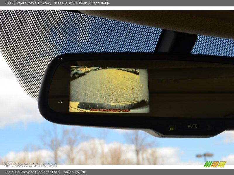 Blizzard White Pearl / Sand Beige 2012 Toyota RAV4 Limited