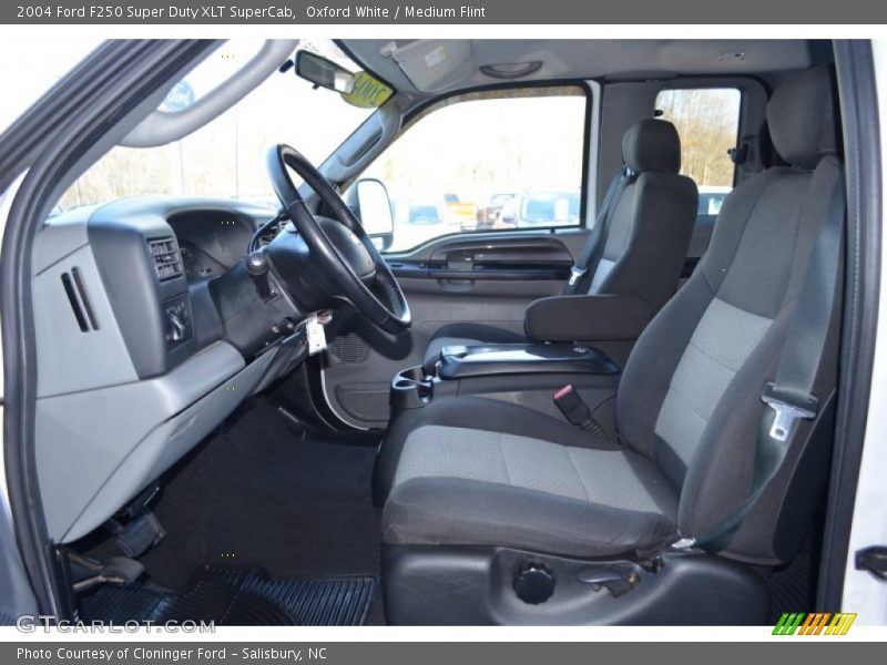 Front Seat of 2004 F250 Super Duty XLT SuperCab