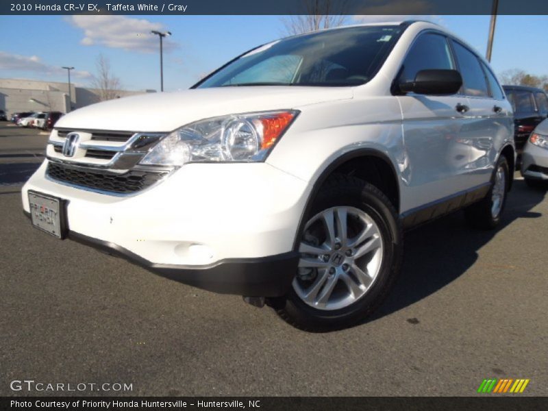 Taffeta White / Gray 2010 Honda CR-V EX