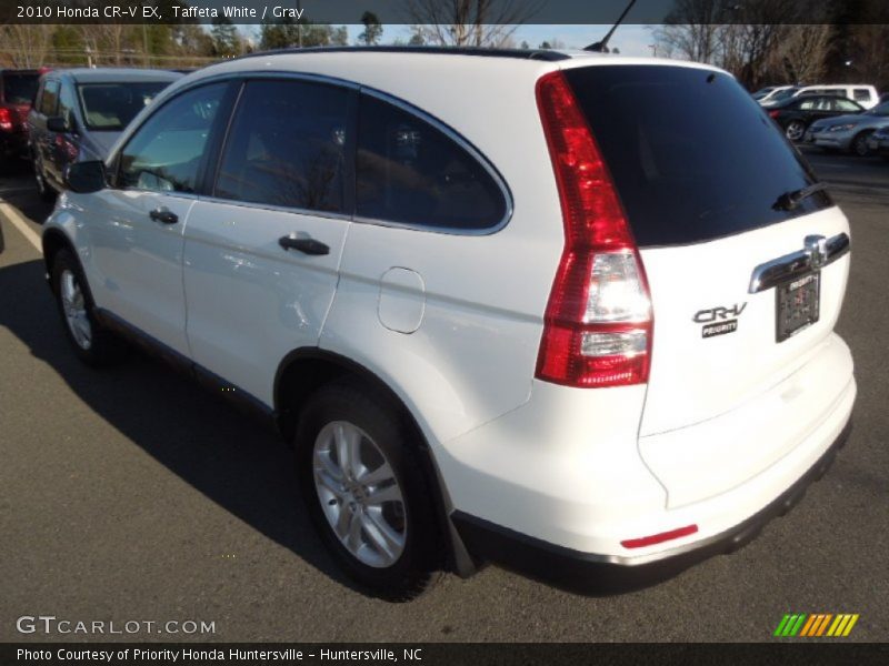 Taffeta White / Gray 2010 Honda CR-V EX