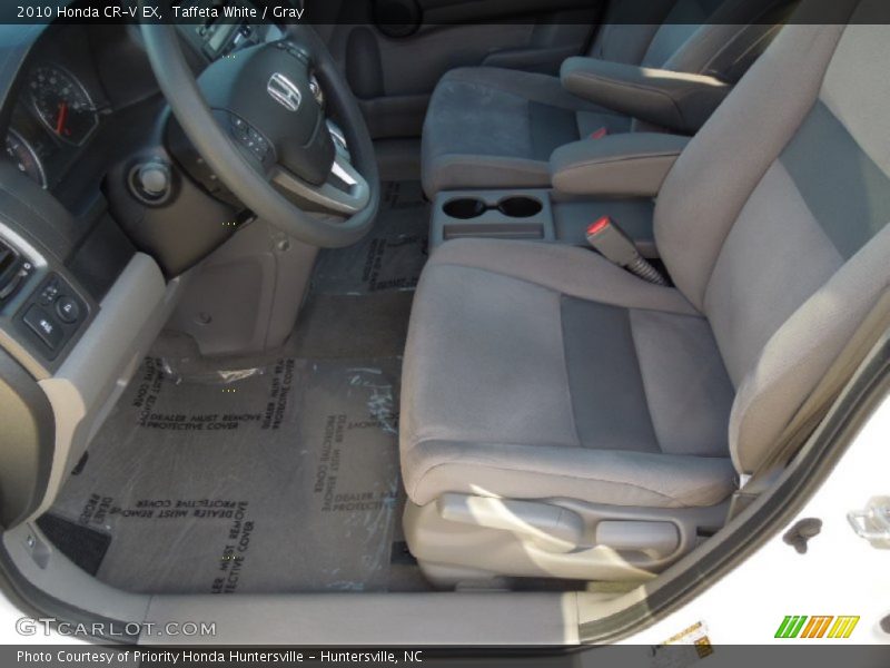 Taffeta White / Gray 2010 Honda CR-V EX