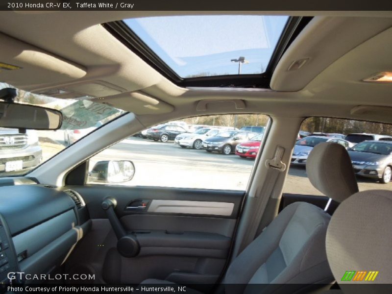 Taffeta White / Gray 2010 Honda CR-V EX