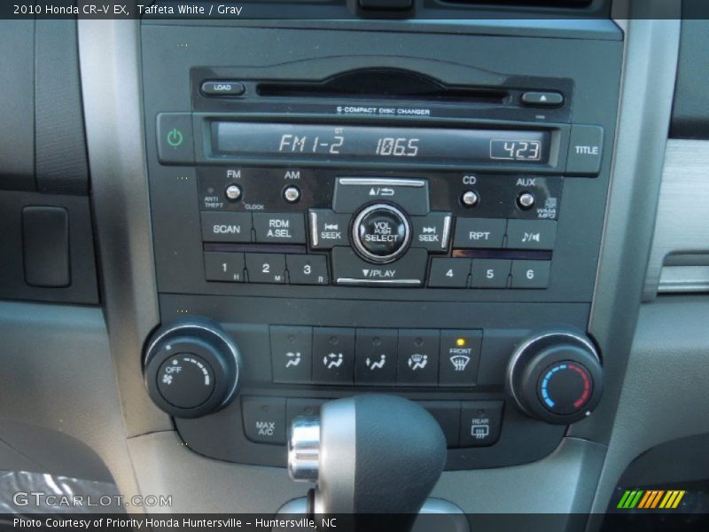 Controls of 2010 CR-V EX