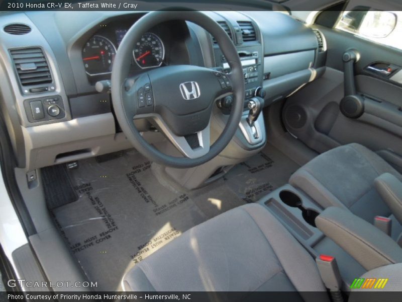 Gray Interior - 2010 CR-V EX 