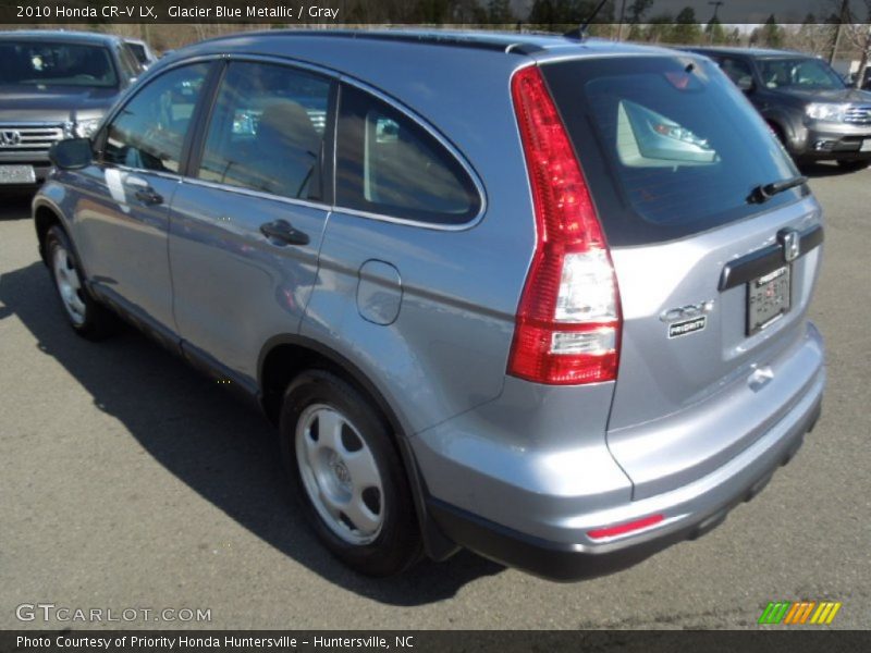 Glacier Blue Metallic / Gray 2010 Honda CR-V LX