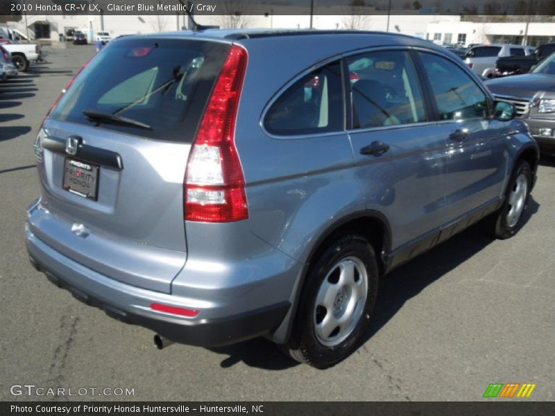 Glacier Blue Metallic / Gray 2010 Honda CR-V LX