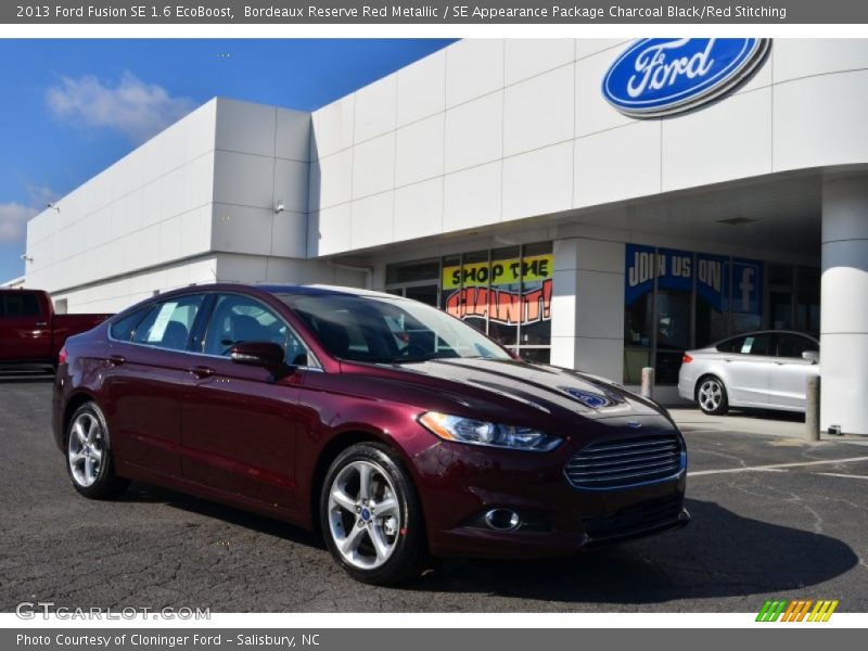 Bordeaux Reserve Red Metallic / SE Appearance Package Charcoal Black/Red Stitching 2013 Ford Fusion SE 1.6 EcoBoost