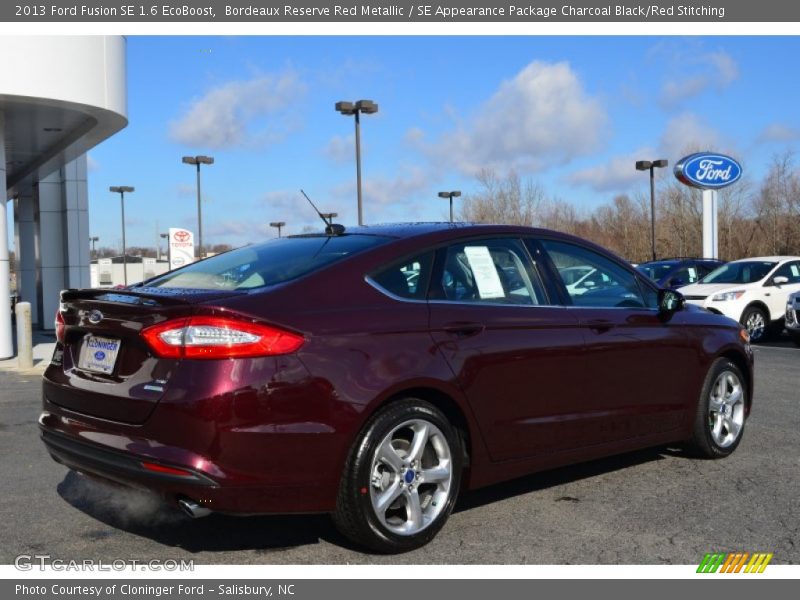 Bordeaux Reserve Red Metallic / SE Appearance Package Charcoal Black/Red Stitching 2013 Ford Fusion SE 1.6 EcoBoost