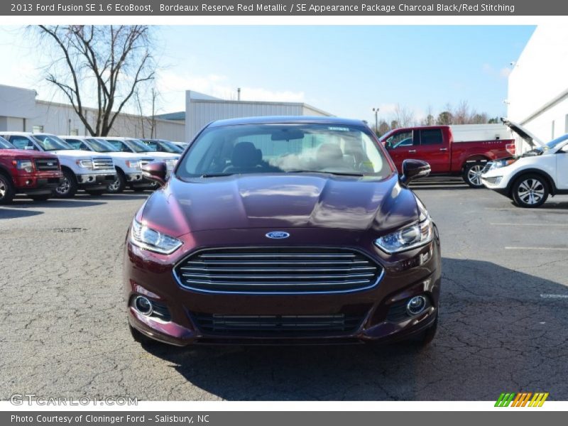 Bordeaux Reserve Red Metallic / SE Appearance Package Charcoal Black/Red Stitching 2013 Ford Fusion SE 1.6 EcoBoost