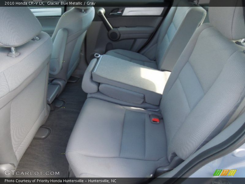 Glacier Blue Metallic / Gray 2010 Honda CR-V LX