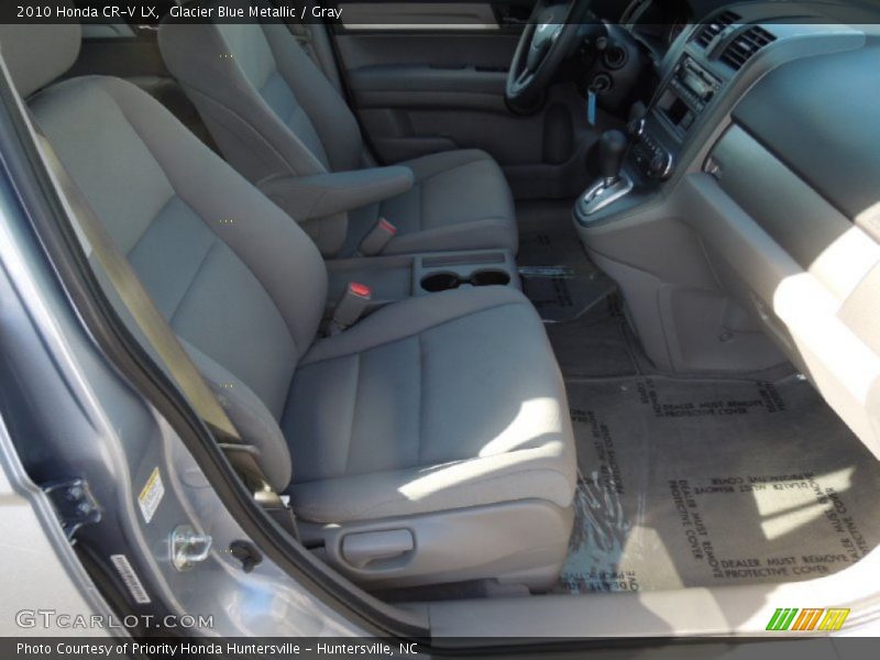 Glacier Blue Metallic / Gray 2010 Honda CR-V LX
