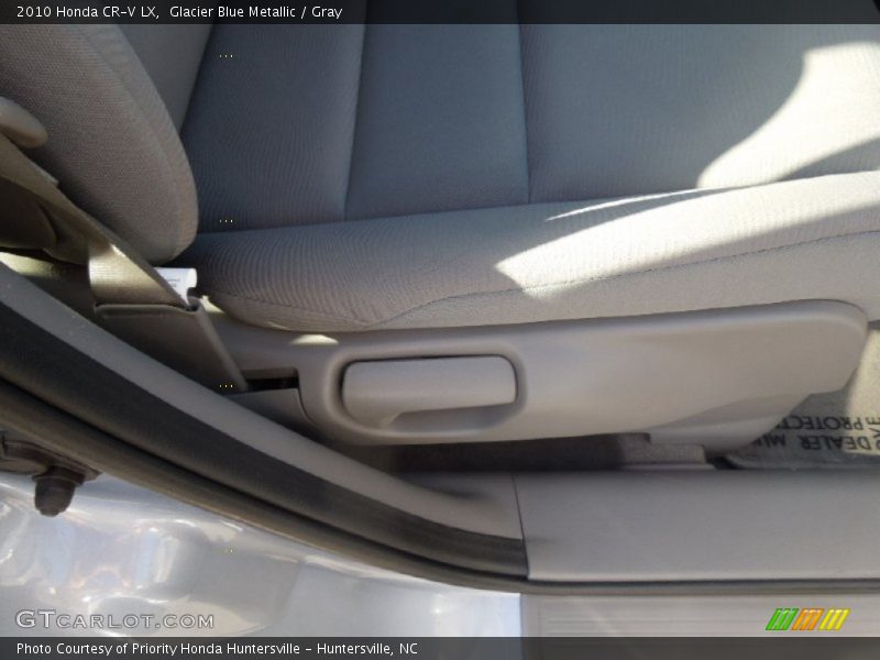 Glacier Blue Metallic / Gray 2010 Honda CR-V LX