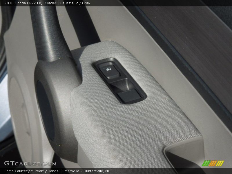 Glacier Blue Metallic / Gray 2010 Honda CR-V LX