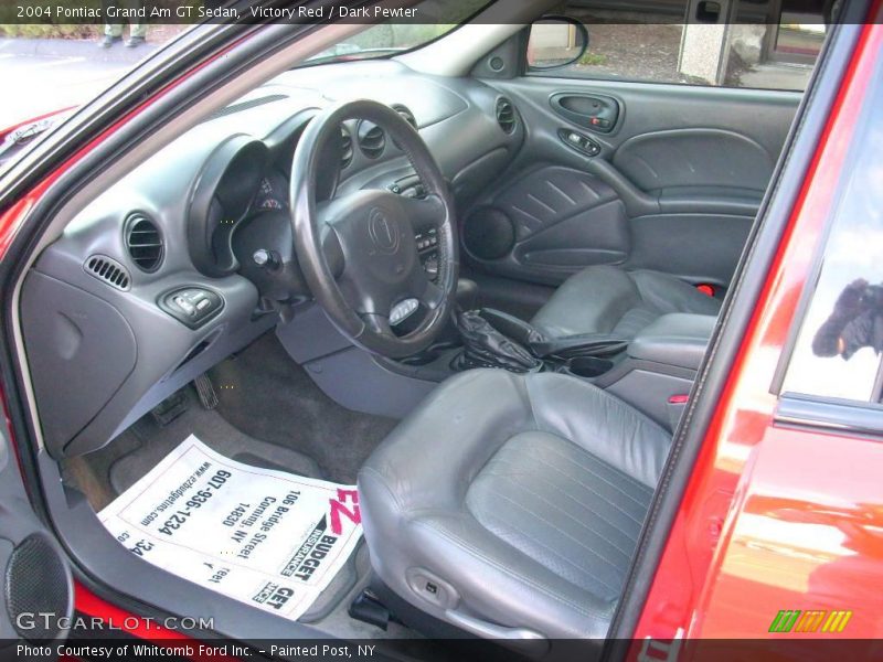 Victory Red / Dark Pewter 2004 Pontiac Grand Am GT Sedan
